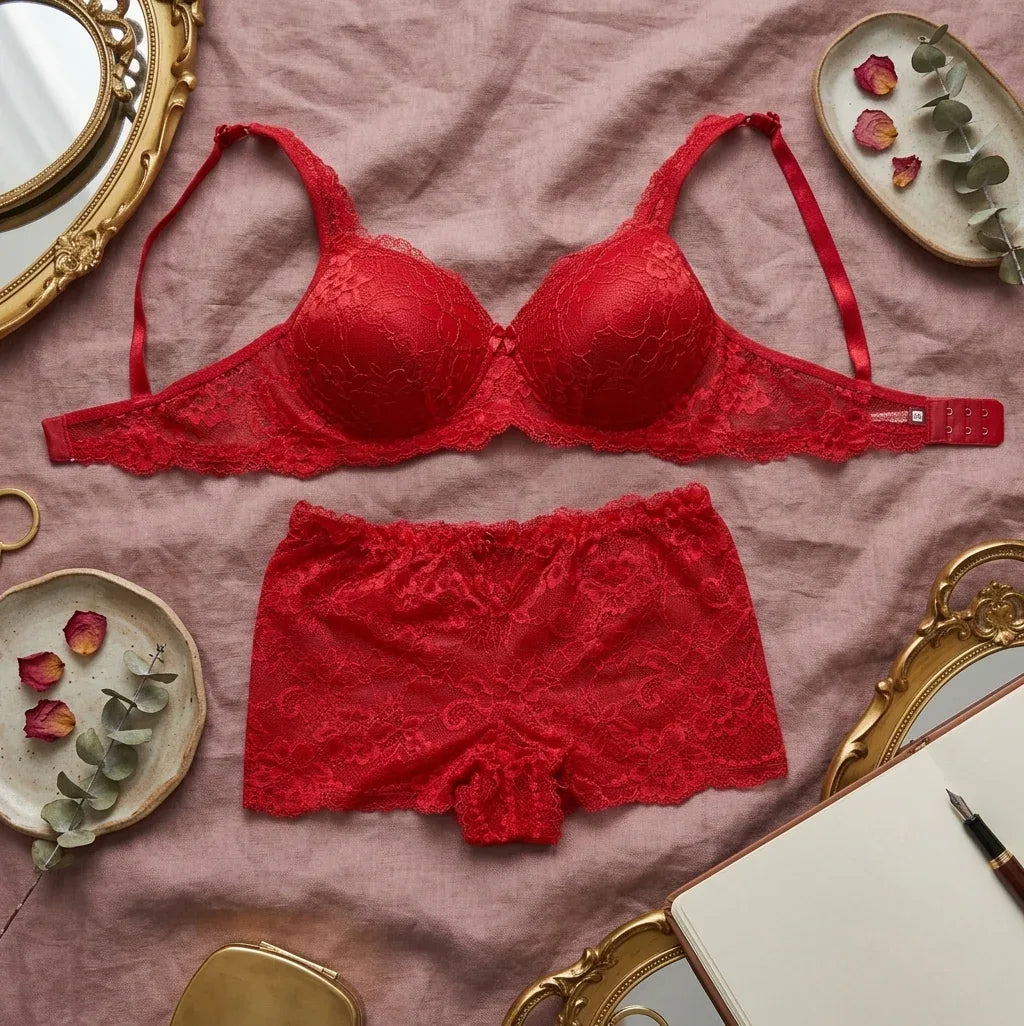 Dreamy Lace Padded Set